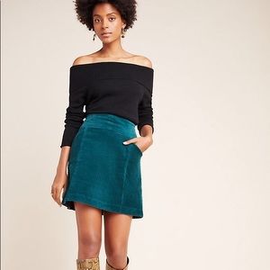 Anthropologie Maeve Corduroy Mini Skirt